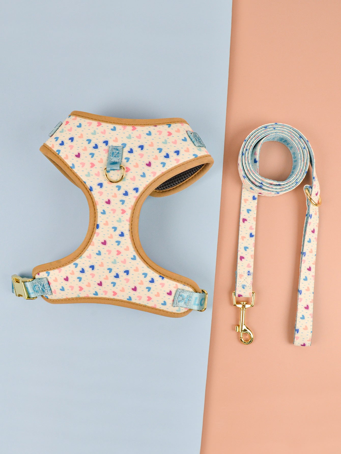 HKM-7781821 Medium and Large Pet Dog Chest and Back Harness with Multi-Color Options for Various Occasions