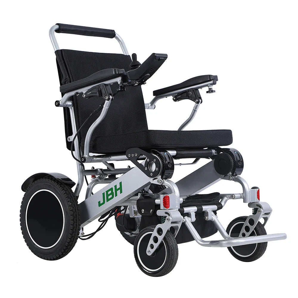 HKM-778195 Electric Wheelchair with Aluminum Alloy Frame, Motorized Stand-Up Chair, 120kg Load Capacity, 20km Driving Range