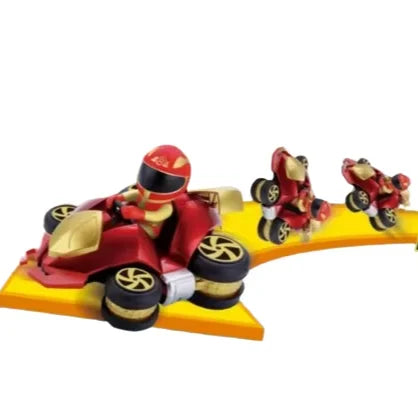 HKM-778323 Remote Control 360 Degree Rotation Stunt Car with Seven Wheels, 1/18 Scale, 2.4G Wireless, Ideal for Kids 5+