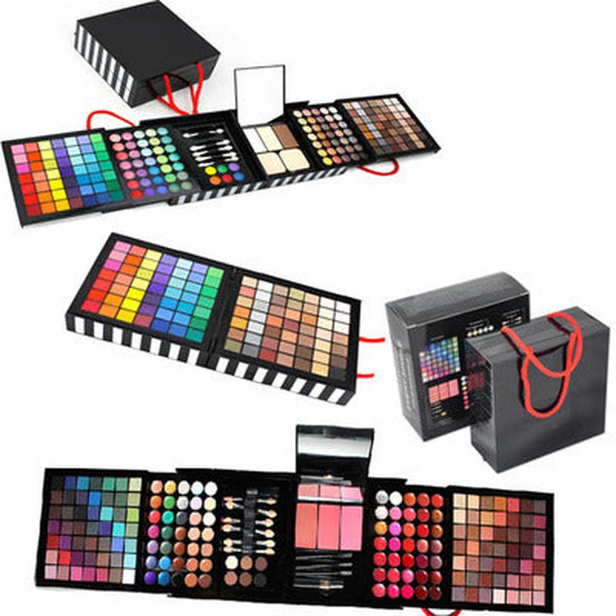 HKM-778387 177 Color Eye Shadow and Bronzing Plate Makeup Set - Versatile Combination in White