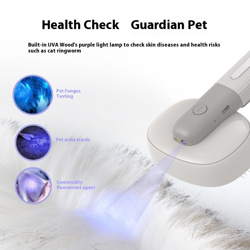 HKM-7784125 Electric Pet Grooming Comb with Negative Ion Sterilization and Floating Hair Removal