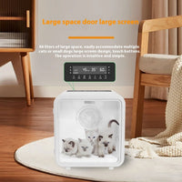 HKM-778579 Intelligent 66L Pet Dryer Box with PTC Heating, Low Noise, and Remote Control for Cat Grooming