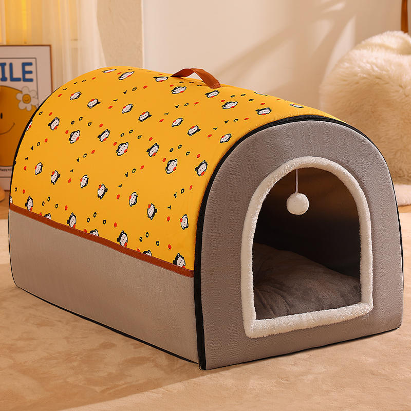 HKM-7786557 Cozy Removable Washable Dog House for Corgis & Shiba Inus - Multiple Sizes Available