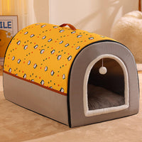 HKM-7786557 Cozy Removable Washable Dog House for Corgis & Shiba Inus - Multiple Sizes Available