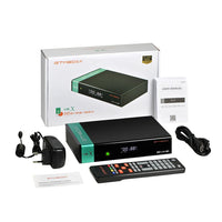 HKM-778835 GTMEDIA V8X Satellite Receiver - DVB-S/S2/S2X, CA Card Slot, Multi-Stream HEVC Support