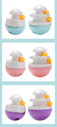 HKM-7789117 Colorful Orbital Ball Tumbler - Available in Blue, Purple, and Pink, Sizes: 10CM x 13CM & 12CM x 16CM