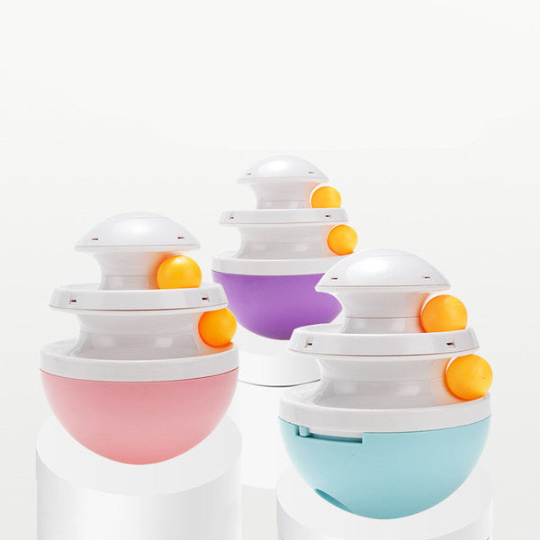HKM-7789117 Colorful Orbital Ball Tumbler - Available in Blue, Purple, and Pink, Sizes: 10CM x 13CM & 12CM x 16CM