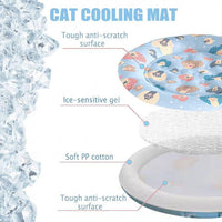 HKM-7789757 Cooling Pet Mat for Cats and Dogs - Soft and Comfortable Cushion for Summer Use