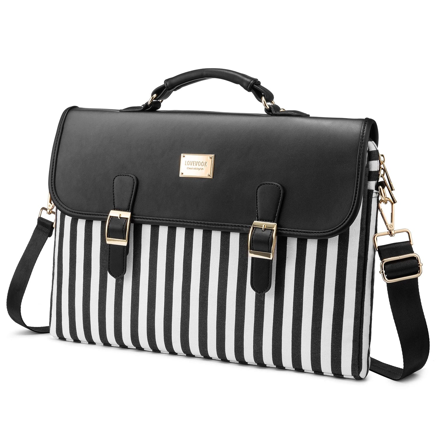HKM-779027 15.6 Inch Laptop Handbag for Women - Stylish Office Shoulder Bag and Satchel Briefcase