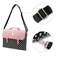 HKM-779027 15.6 Inch Laptop Handbag for Women - Stylish Office Shoulder Bag and Satchel Briefcase