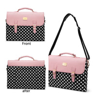 HKM-779027 15.6 Inch Laptop Handbag for Women - Stylish Office Shoulder Bag and Satchel Briefcase