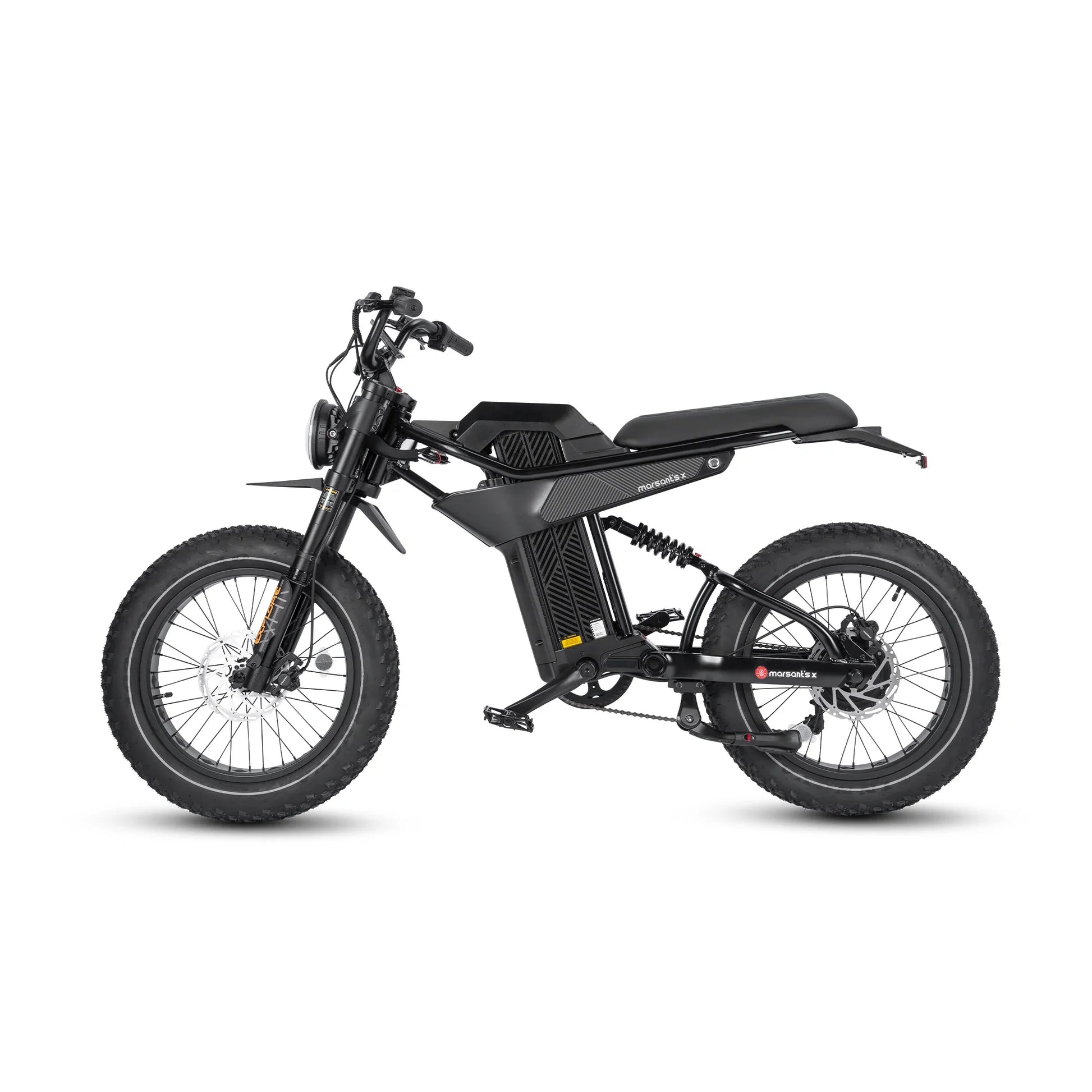 HKM-779027 Electric Double Suspension Fat Tire Bike with 48V 20Ah Battery and Torque Sensor
