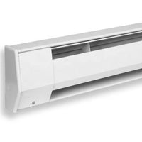 HKM-779091 X-Shape Aluminum Electric Baseboard Heater, 1500W for Indoor Use, Heats Up to 249 sq ft, White