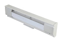HKM-779091 X-Shape Aluminum Electric Baseboard Heater, 1500W for Indoor Use, Heats Up to 249 sq ft, White