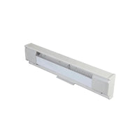 HKM-779091 X-Shape Aluminum Electric Baseboard Heater, 1500W for Indoor Use, Heats Up to 249 sq ft, White