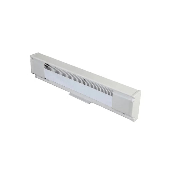 HKM-779091 X-Shape Aluminum Electric Baseboard Heater, 1500W for Indoor Use, Heats Up to 249 sq ft, White