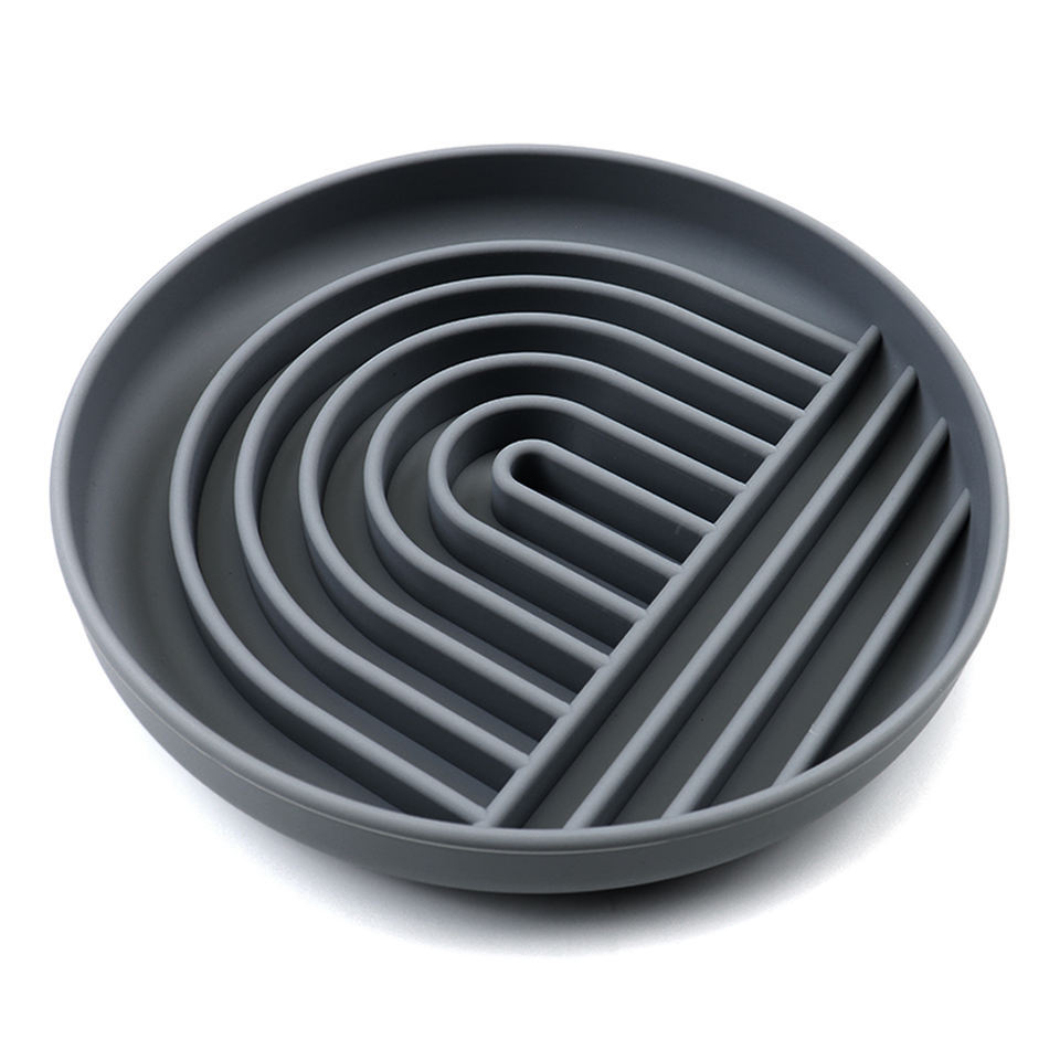 HKM-7791549 Silicone Slow Feeder Bowl for Dogs and Puppies - Reduces Gulping and Supports Digestive Health