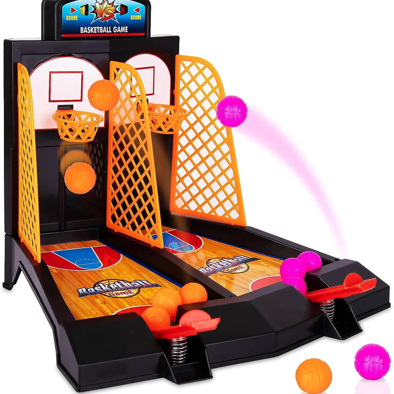 HKM-779155 Desktop Arcade Basketball Shooting Game for Kids - Mini Tabletop Basketball Fun