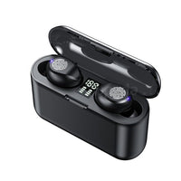 HKM-779219 F9 Touch Control TWS Bluetooth 5.1 Wireless Headset with Battery Display and Voice Control