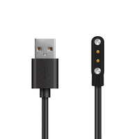 HKM-779347 Magnetic USB Fast Charger for Smart Watches - Stylish Black Design