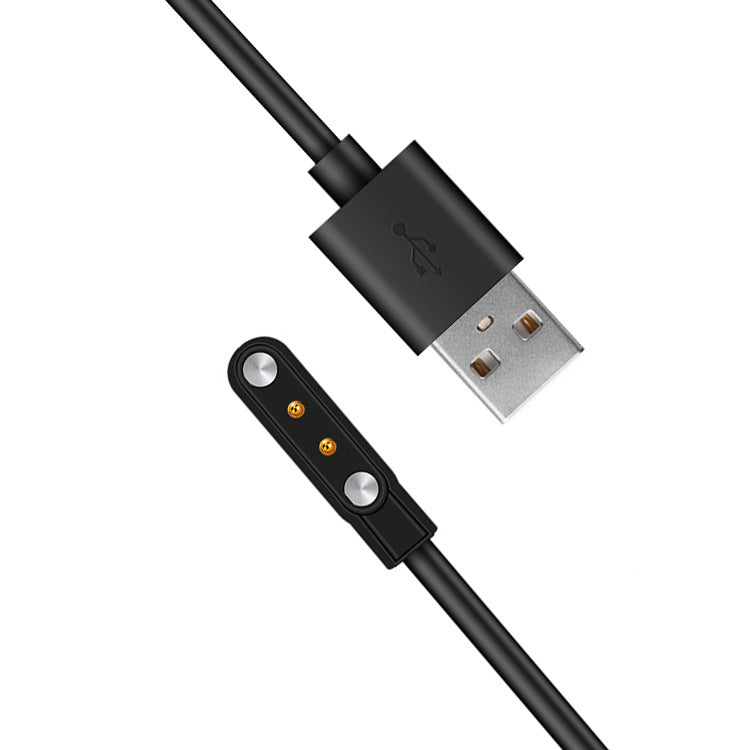 HKM-779347 Magnetic USB Fast Charger for Smart Watches - Stylish Black Design