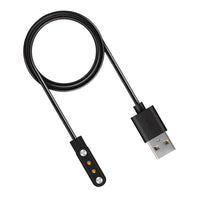 HKM-779347 Magnetic USB Fast Charger for Smart Watches - Stylish Black Design