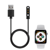 HKM-779347 Magnetic USB Fast Charger for Smart Watches - Stylish Black Design
