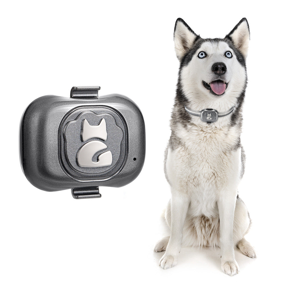 HKM-7793725 GPS Pet Locator with Vibration Alarm and Waterproof Design, ABS Material, IP67, 100-Hour Battery Life