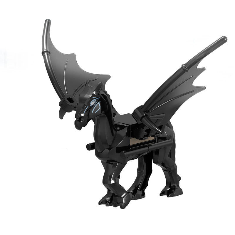 HKM-779667 Animal Building Blocks Set - Thunderbird, Snake, Spider, Rhino Puzzles for Kids (0-38 Pieces)