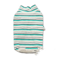 HKM-7798461 Comfortable Long-Sleeved Striped Waffle Pet Shirt for Dogs and Cats in Curry Apricot, Green Apricot, Blue Yellow