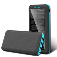 HKM-779859 Wireless Solar Charger with LED Flashlight, 3 USB Ports, for Portable Use with Apple, Xiaomi, Samsung Devices