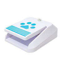 HKM-7799869 Automatic Dog Drinking Fountain - White and Blue, Iron and PVC Material, 2.06 kg