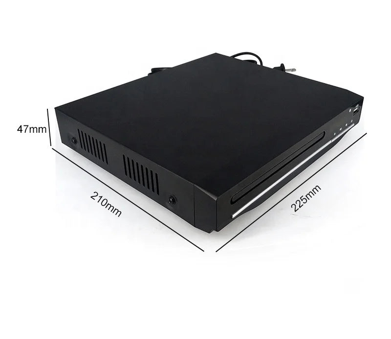 HKM-779987 High-Definition Mini Home Video Player for Blu-ray, DVD, and VCD Playback with Remote Control