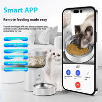 HKM-7799997 Automatic Pet Feeder with Monitoring and Moisture-Proof Design for Dogs and Cats