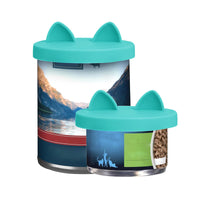 HKM-7801277 3-in-1 Silicone Pet Lid Sealer for Canning Jars - Keeps Food Fresh for Cats and Dogs