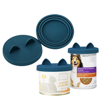 HKM-7801277 3-in-1 Silicone Pet Lid Sealer for Canning Jars - Keeps Food Fresh for Cats and Dogs