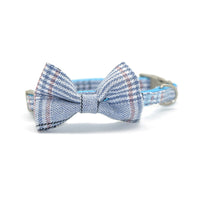 HKM-7801789 Plaid Cotton Pet Leash and Collar Set with Snack Bag for All Dog Breeds