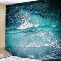 HKM-780179 Calm Waves Printed Tapestry - 100% Polyester Wall Art Decor