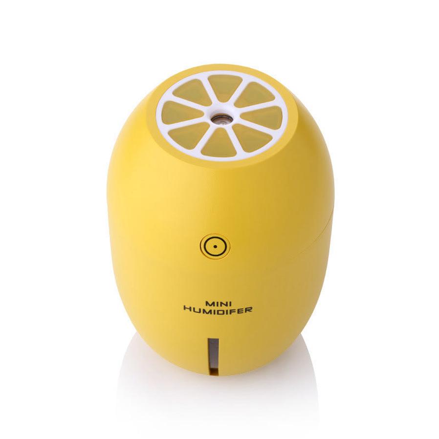 HKM-780243 Creative Household Hydrating Lemon Humidifier with 180ml Capacity and LED Light