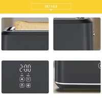 HKM-780371 Smart Touch Screen Toaster - 1080W Dual Slice Design for Perfect Toasting