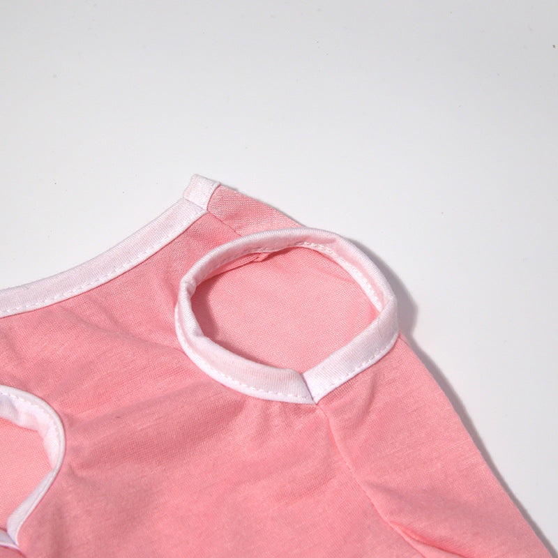 HKM-7803965 Cotton Pet Clothing for Dogs and Cats - Sizes XS to XL, Breathable Fabric