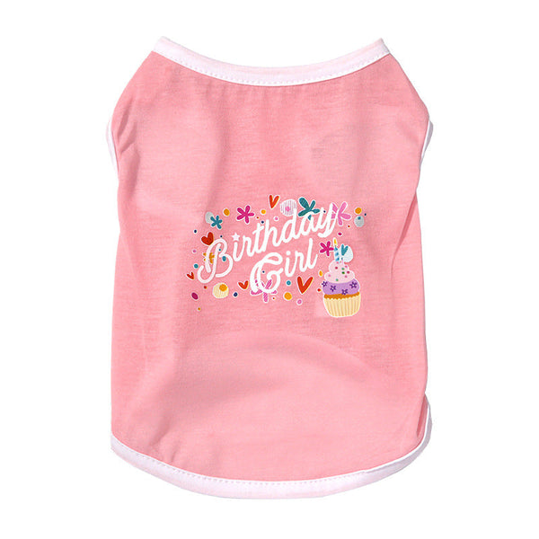 HKM-7803965 Cotton Pet Clothing for Dogs and Cats - Sizes XS to XL, Breathable Fabric