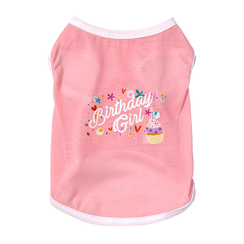 HKM-7803965 Cotton Pet Clothing for Dogs and Cats - Sizes XS to XL, Breathable Fabric