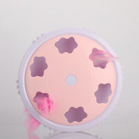 HKM-7804605 Interactive Feather Flashing Puzzle Cat Toy for Engaging Hide and Seek Play