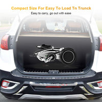 HKM-780499 Lightweight Foldable Electric Wheelchair with Stair Climbing Function for Elderly Users, 500W Motor, 120kg Capacity