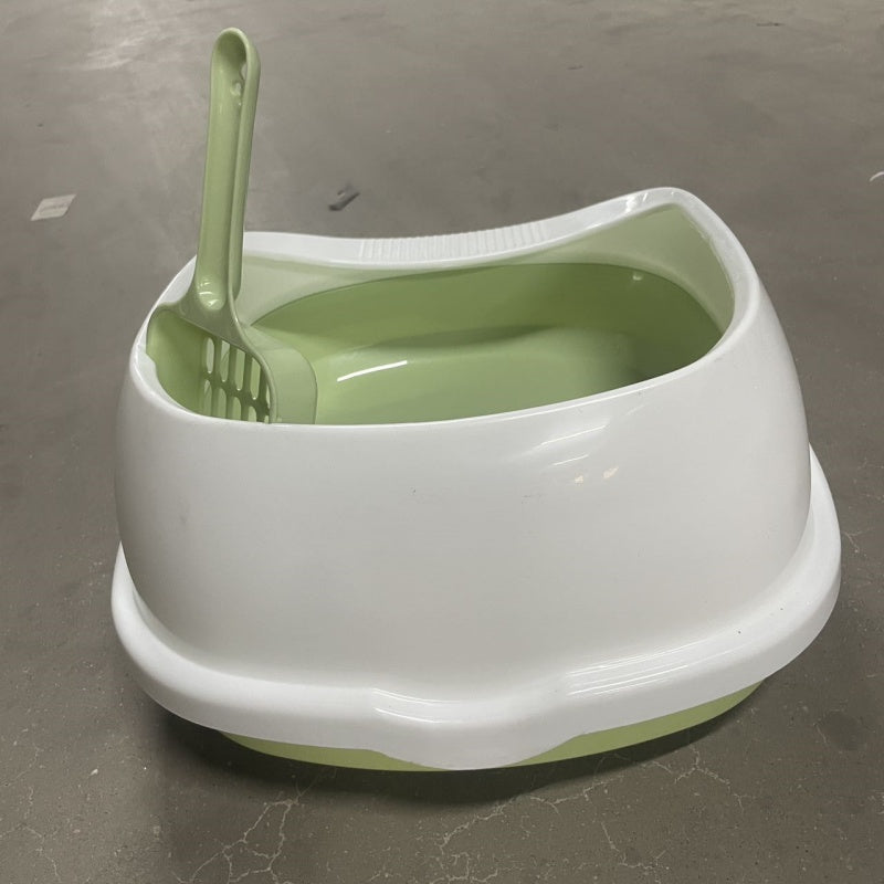 HKM-7805245 Compact Cat Litter Box for Easy Cleanup and Efficient Space Saving