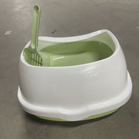 HKM-7805245 Compact Cat Litter Box for Easy Cleanup and Efficient Space Saving