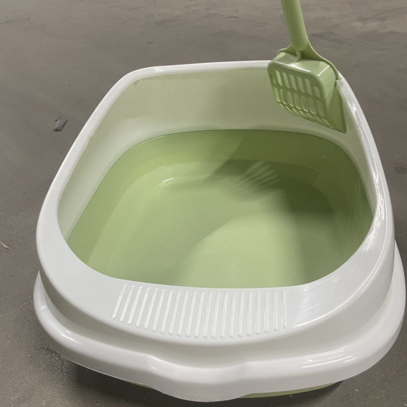 HKM-7805245 Compact Cat Litter Box for Easy Cleanup and Efficient Space Saving