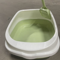 HKM-7805245 Compact Cat Litter Box for Easy Cleanup and Efficient Space Saving