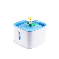 HKM-7805629 Pet Electric Circular Water Dispenser with LED Indicators, 2.5L Capacity, Stainless Steel and PP Material